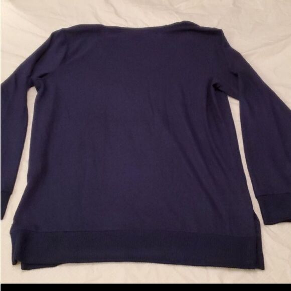 LUCKY BRAND V NECK LIGHTWEIGHT SOFT BLUE LONG SLEEVE MEN'S SWEATER medium M - Picture 6 of 7